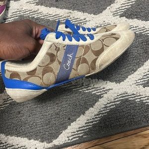 Coach sneaker size 7 in women